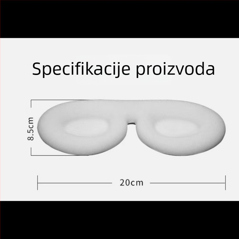 Unutarnja podstava za masku za oči od EVA pjene, toplinski presovana integrirana forma, 3D podstava maske za oči