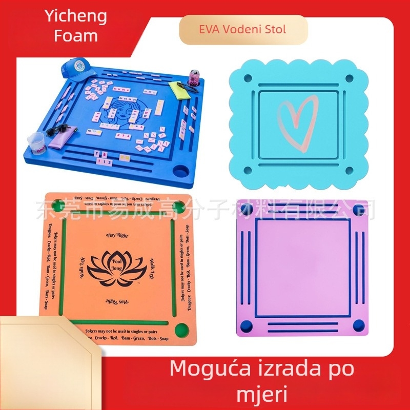 Plivajući Mahjong stol od EVA pjene sa plutnošću – ploča za igre na vodi
