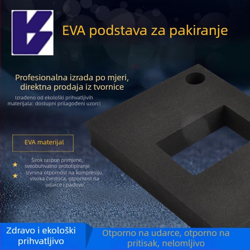 W Eva izrezana obloga, prilagođena EVA pjena unutarnja podloga za elektroničke uređaje, otporna na udarce