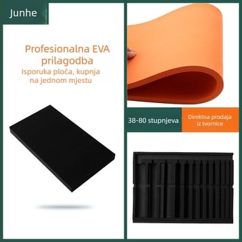 EPDM pjena ploča, prilagođeno rezanje i oblikovanje, obojeni utor za karticu, EVA graviranje na IXPE pjeni