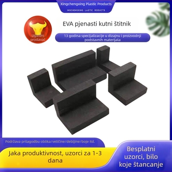 Antistatična EVA pjena unutarnja obloga za pakiranje elektroničkih uređaja, prilagodljiv oblik pene, apsorpcija udara, protupožarna