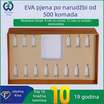 Fabricki prilagođeno kozmetičko pakiranje od EVA pjene s flock unutarnjom podlogom