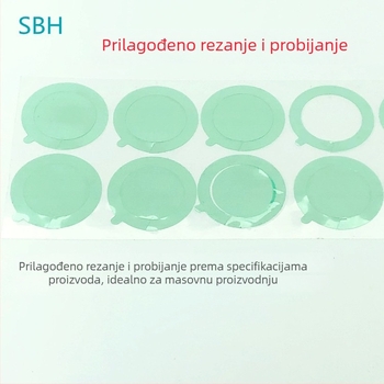 Velikog formata PET zaštitni film s silikonskim ljepilom, EVA pjena i PC ploča, izrezano matricom