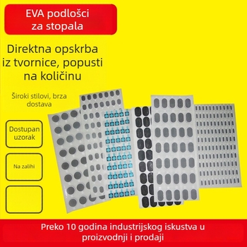 Samoljepljive EVA pjenaste podloge, crne otporne silikonske ploče, EVA gumene podloge za namještaj protiv vibracija