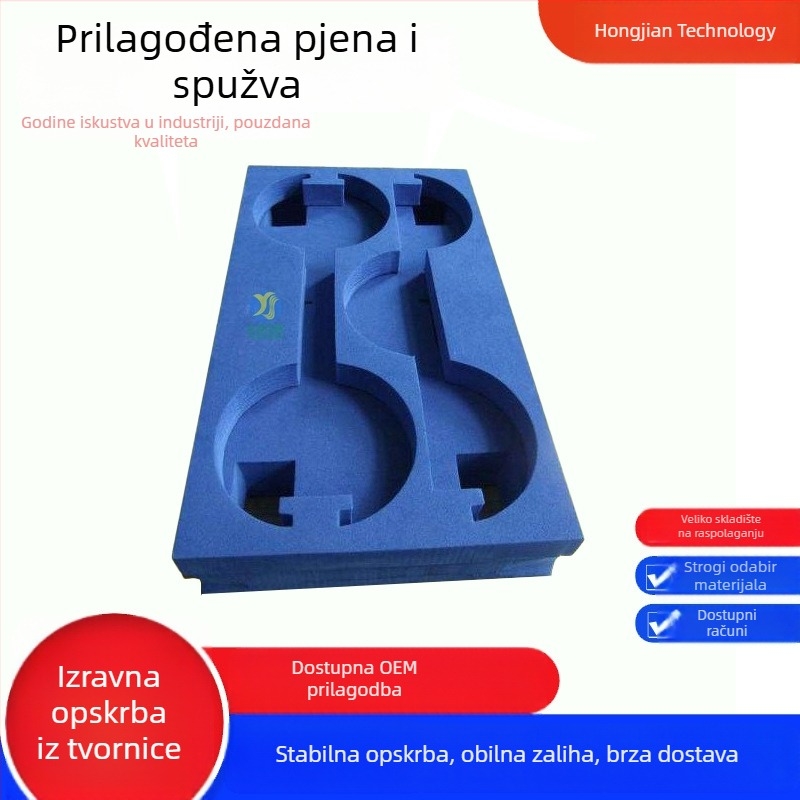Antistatična EVA pjena za unutarnju oblogu ambalaže elektroničkih uređaja, prilagođeno neobično graviranje, apsorpcija udara