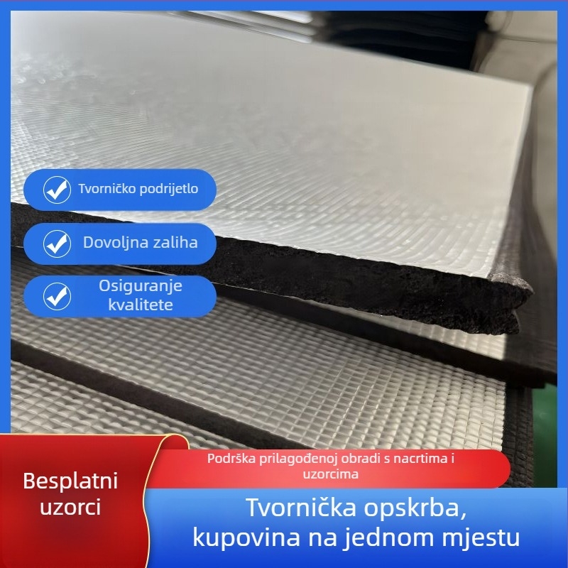 Crna i bijela EVA pjena s UL94 klasom vatrootpornosti, samoljepljiva pjena