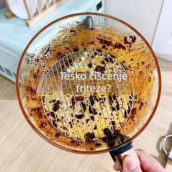 Kockasti papir za pečenje sa silikoniziranim premazom, upija masnoću, za air fryer i pećnicu