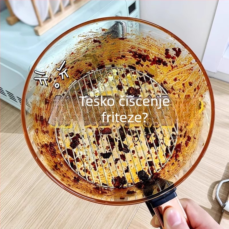 Kockasti papir za pečenje sa silikoniziranim premazom, upija masnoću, za air fryer i pećnicu