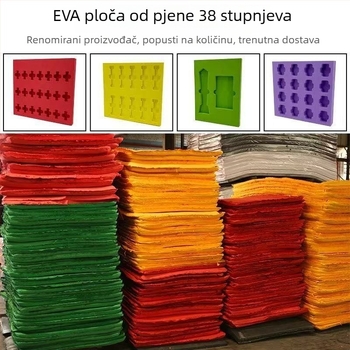 Boje EVA pjene ploče A klase, ekološki prihvatljive, s niskim mirisom, za unutarnju ambalažu