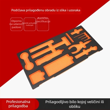 Unutarnja podstava kutije alata od XPE pjene s EVA umetkom i IXPE pjenom