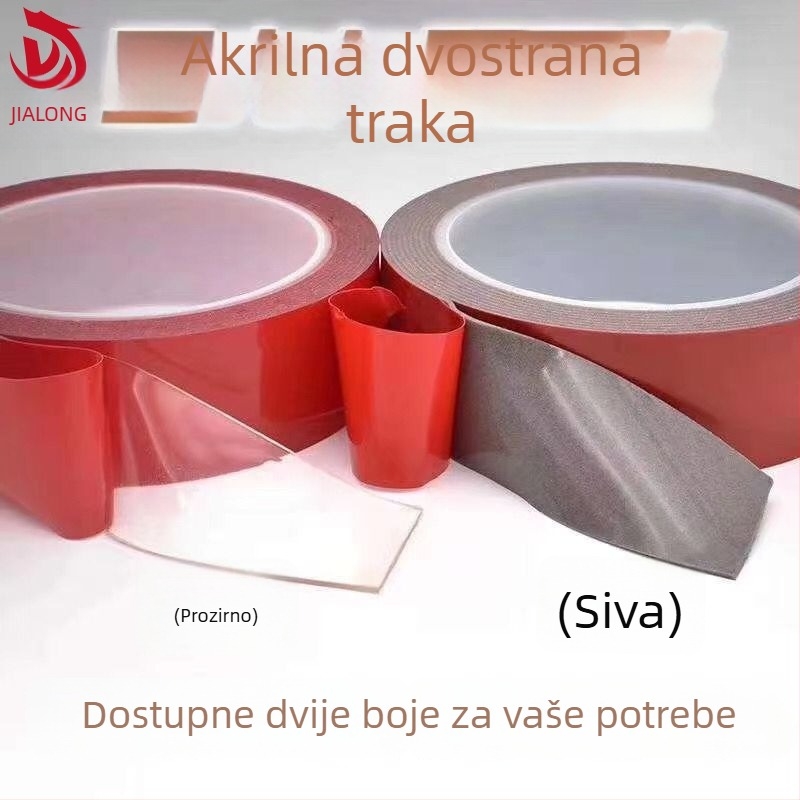 Dvostrana akrilna ljepljiva traka s EVA pjenu, viskozna, nano uklonjiva, jaka adhezija