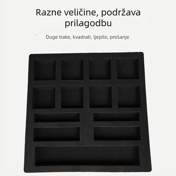 Narančasta EVA pjena za strojeve, visokoelastična EVA pjena, 55° podložak za nož, EVA ublaživač udara