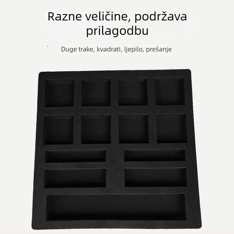 Narančasta EVA pjena za strojeve, visokoelastična EVA pjena, 55° podložak za nož, EVA ublaživač udara