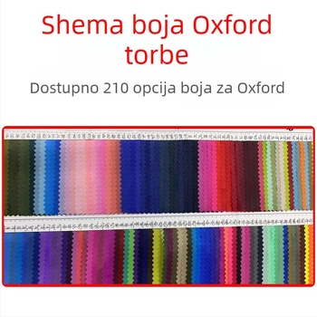 Prilagođena oxford torba s vezicom, crna poliesterska torba za pohranu, vodootporna oxford torba s mogućnošću logotipa