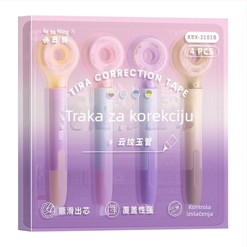 Kappa bear korekcijska traka u obliku olovke, povlačna verzija, tiha i glatka