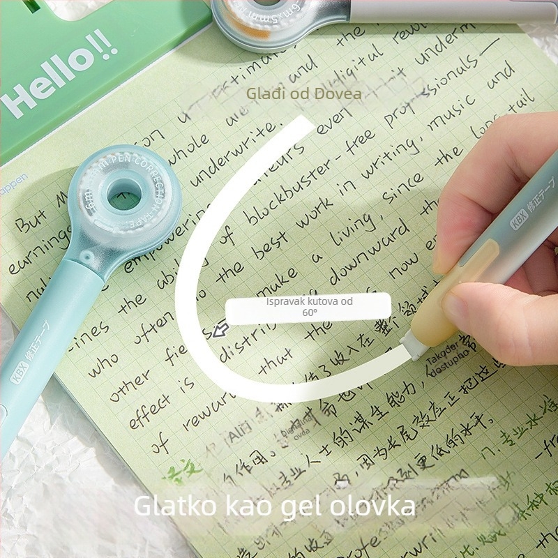 Kappa bear korekcijska traka u obliku olovke, povlačna verzija, tiha i glatka
