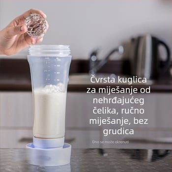 Ručni dozator s mernom skalom za miješanje smjesa, kuhinjski šejkač za kremu