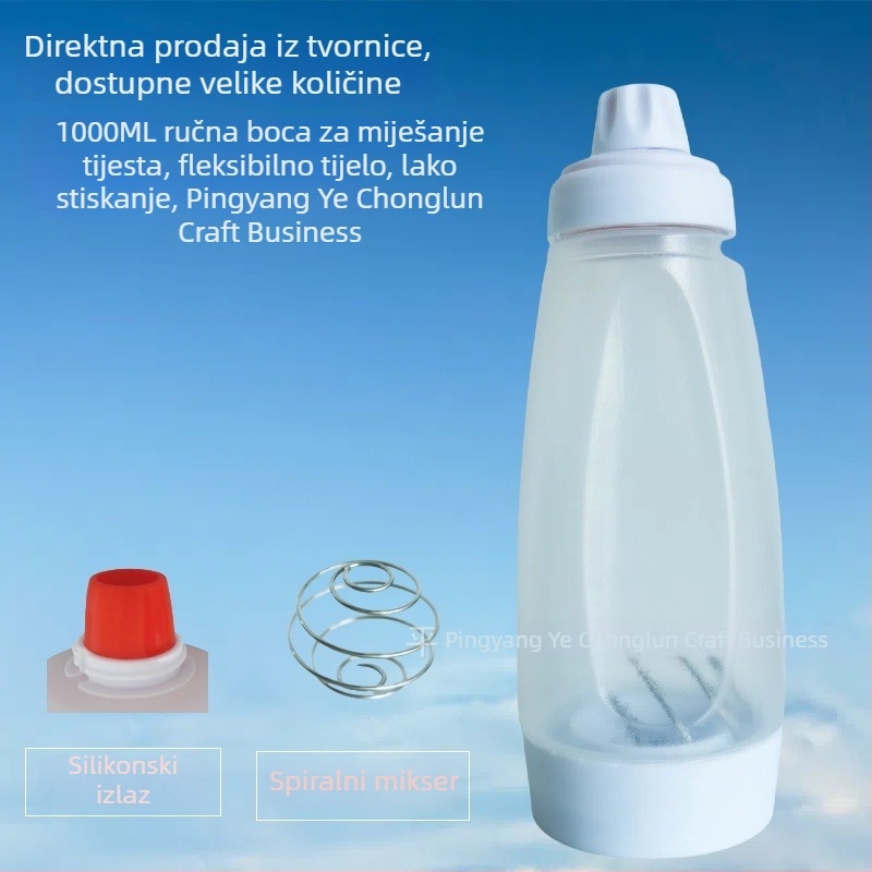 Ručni dozator s mernom skalom za miješanje smjesa, kuhinjski šejkač za kremu