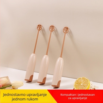 Električni miješalac za mlijeko za kavu i čaj; šlaganje bjelanjka i proteina u prahu