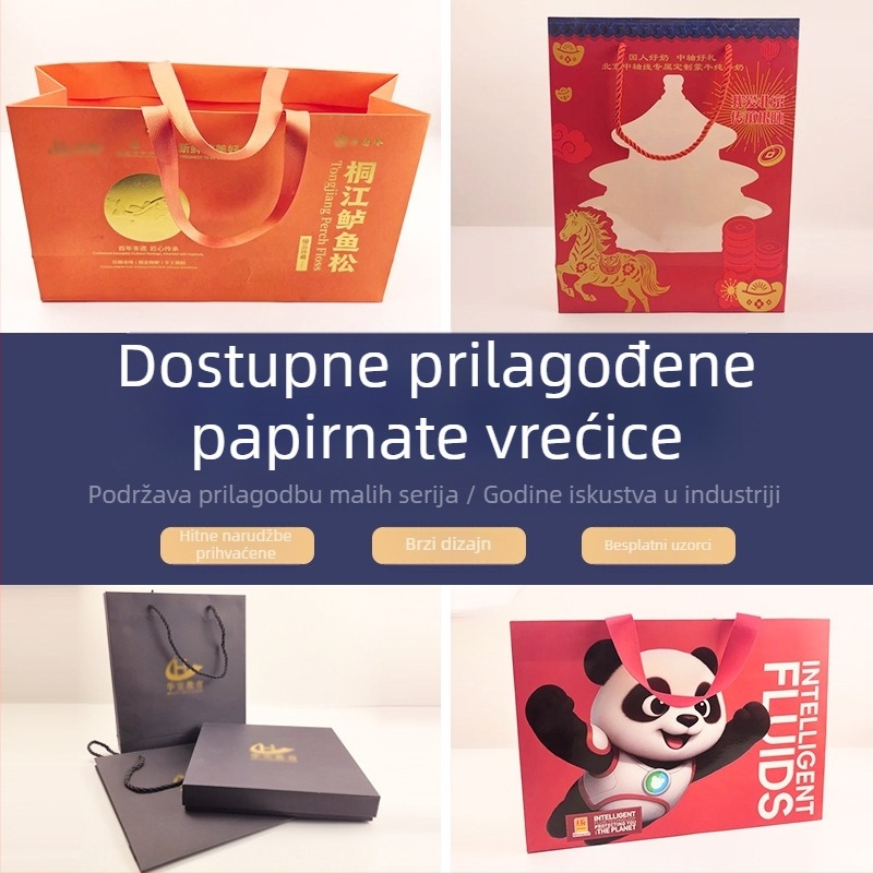 Šarena darovna torba s UV otiskom i dizajnom pakiranja