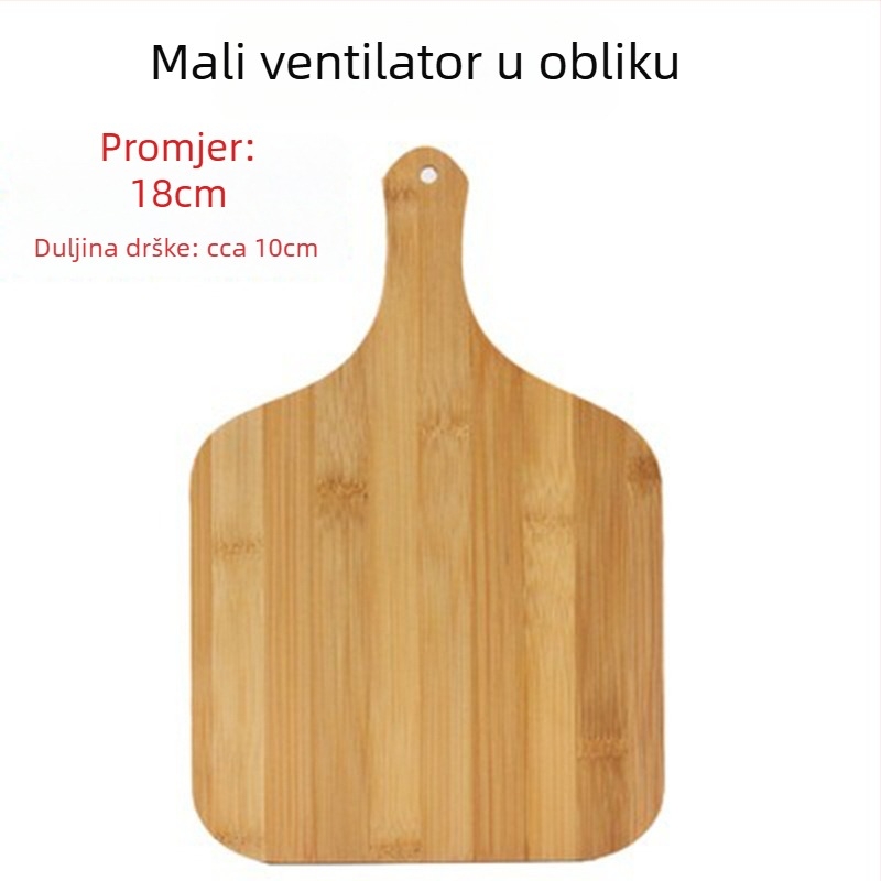 Daska za posluživanje od bambusa - daska za pizzu, okrugla ili četvrtasta, promjer 20 cm
