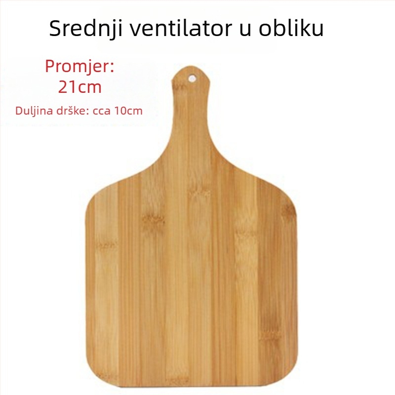 Daska za posluživanje od bambusa - daska za pizzu, okrugla ili četvrtasta, promjer 20 cm