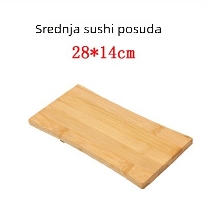 Daska za posluživanje od bambusa - daska za pizzu, okrugla ili četvrtasta, promjer 20 cm