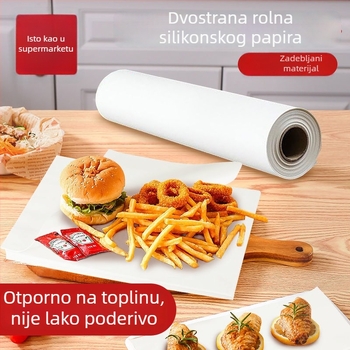 Izuzetno debeli silikon papir za pečenje u kuhinji, papir za pečenje, papir za upijanje masnoće, aluminijska folija za pećnicu