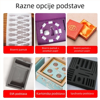 Prilagođena kutija za poklon Mooncake s dvostrukim poklopcem, klamshell pakiranje, kutija za značke