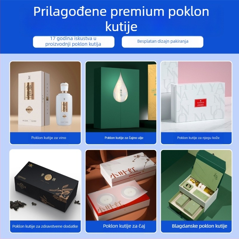 Prilagođena kutija za poklon u obliku knjige, kulturno-kreativni dizajn za rođendan