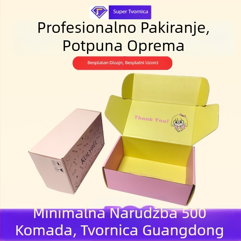 Dvostruka kutija za darove za odjeću s visokorezolucijom bojom tlače na kutiji u obliku aviona, luksuzno pakiranje, prilagodljiva mala serija