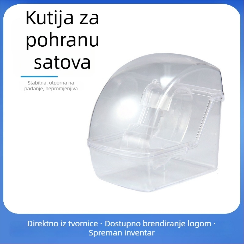 Prozirna kutija za satove s akrilnim jedinstvenim poklopcem