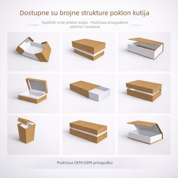 Izvlačna kutija za nakit s mogućnošću prilagodbe dizajna za satove i narukvice