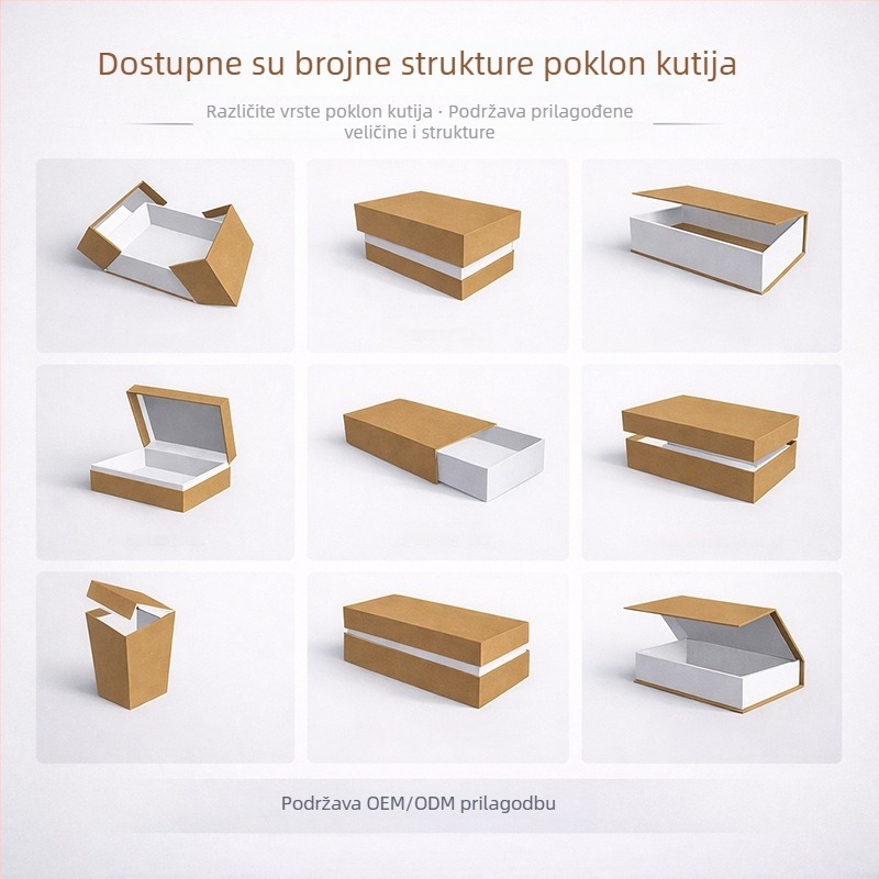 Izvlačna kutija za nakit s mogućnošću prilagodbe dizajna za satove i narukvice
