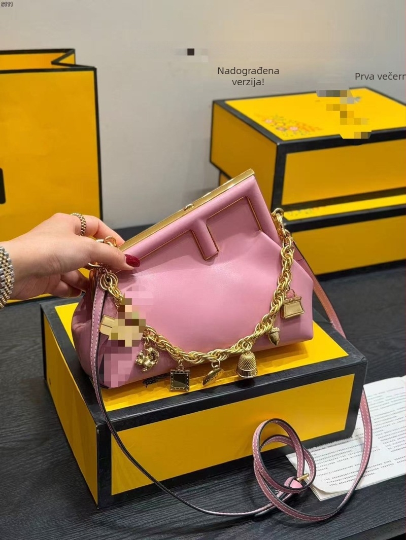 Clutch torbica od prave kože, univerzalna večernja torba, oblaka oblika sa zatvaračem, torba za nošenje preko jednog ramena ili crossbody