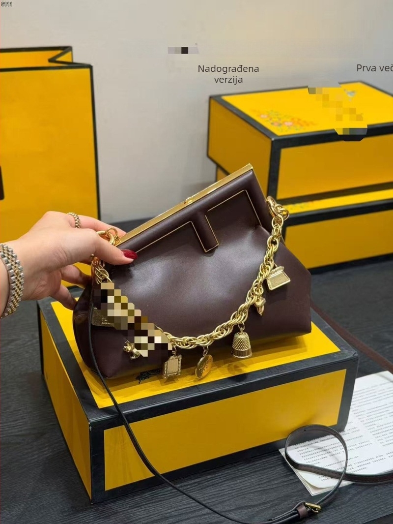 Clutch torbica od prave kože, univerzalna večernja torba, oblaka oblika sa zatvaračem, torba za nošenje preko jednog ramena ili crossbody