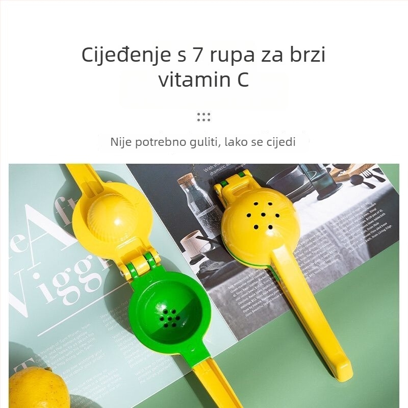 Ručni iscijeđivač limuna – dvostruki sloj, za naranču i limun, kućna upotreba