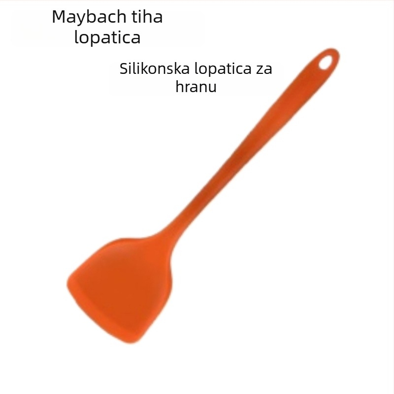 Silikonska spatula za wok, neprijanjajuća, hrana kvalitete, tiha, otporna na visoke temperature
