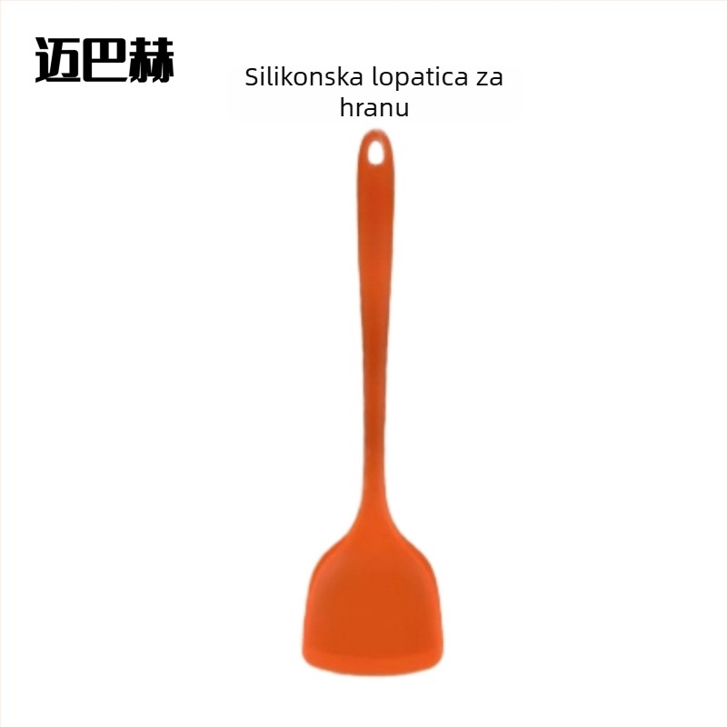 Silikonska spatula za wok, neprijanjajuća, hrana kvalitete, tiha, otporna na visoke temperature