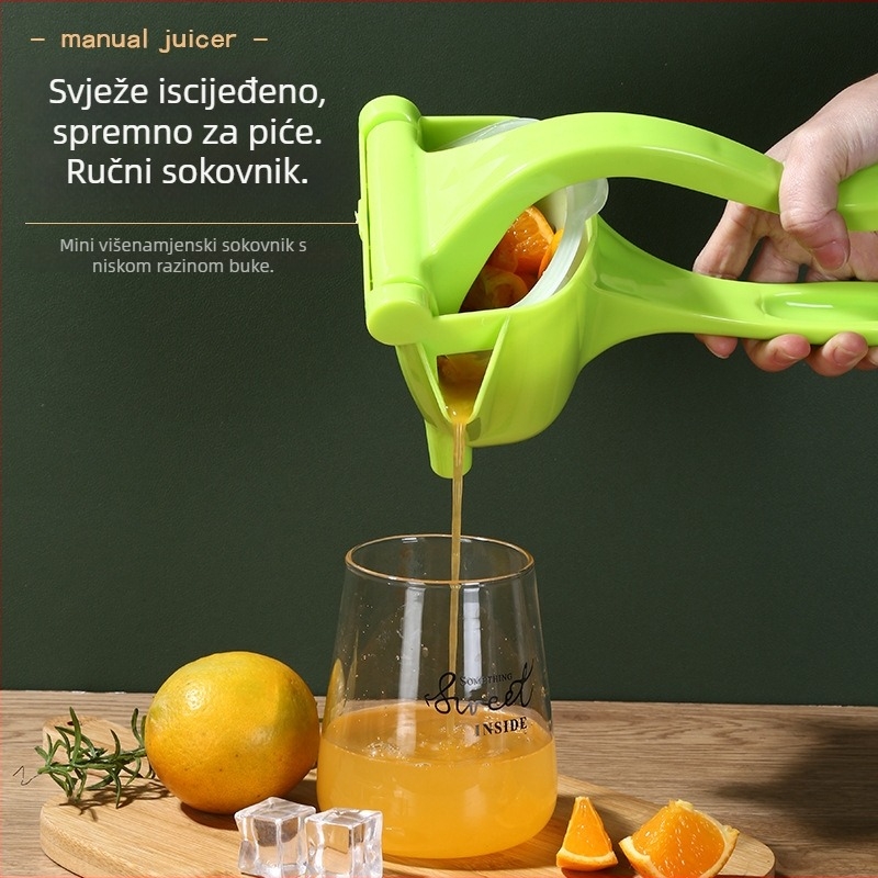 Ručni cijeđivač soka od PP plastike, prijenosni cjediljak za voće i limune