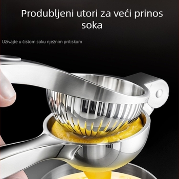 Ručni sokovnik za šećernu trsku, naranču, nar, limun i dinju – nehrđajući čelik