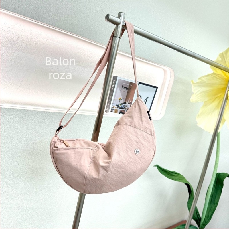 Ženska torbica u obliku polumjeseca, jednobojna, crossbody i preko ramena za svakodnevni stil