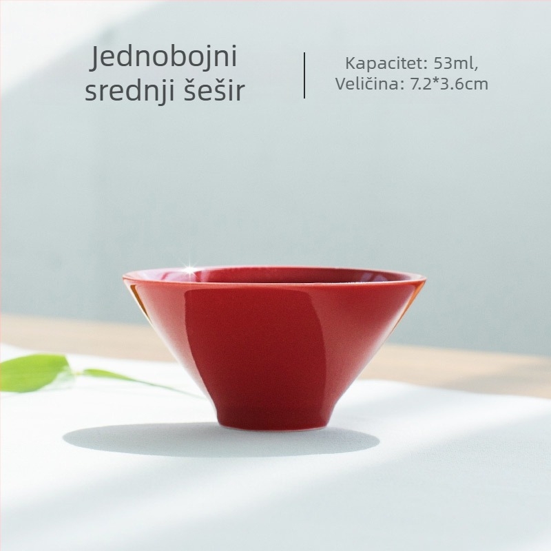 Elegantna porcelanska čajna šalice u kung fu stilu, mala šalica čaja