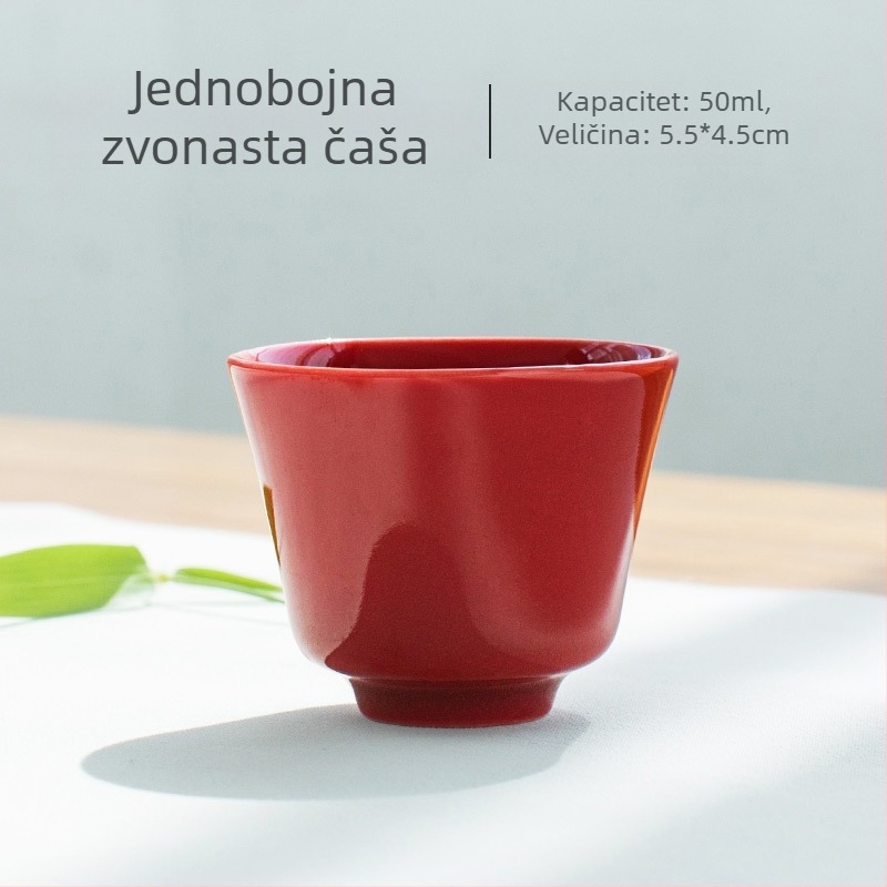 Elegantna porcelanska čajna šalice u kung fu stilu, mala šalica čaja