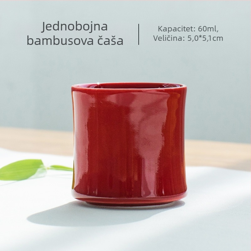 Elegantna porcelanska čajna šalice u kung fu stilu, mala šalica čaja