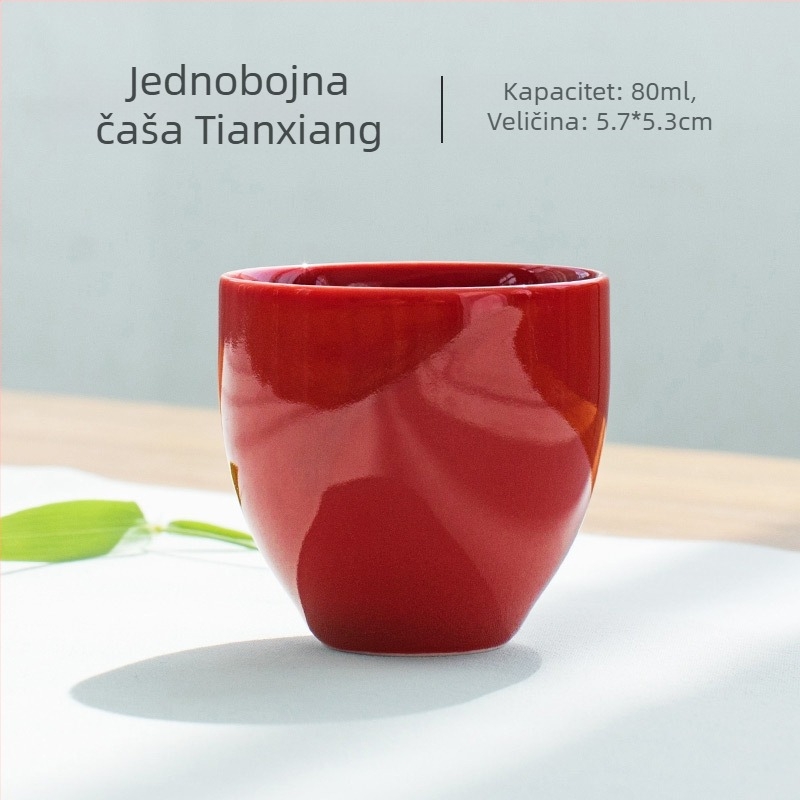 Elegantna porcelanska čajna šalice u kung fu stilu, mala šalica čaja