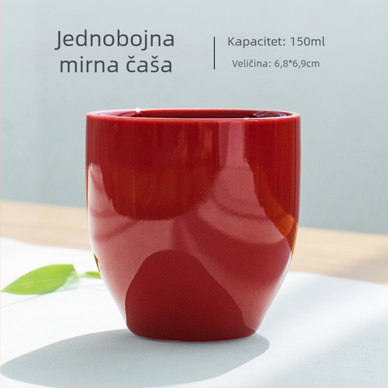 Elegantna porcelanska čajna šalice u kung fu stilu, mala šalica čaja