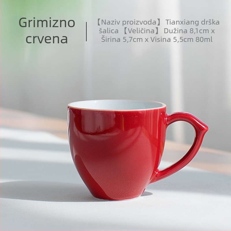Elegantna porcelanska čajna šalice u kung fu stilu, mala šalica čaja