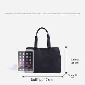 Torba preko ramena od Oxford platna, velika kapaciteta, lagana putna torba, unisex