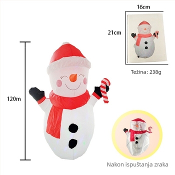 Ekskluzivne prilagođene božićne napuhane dekoracije za panoramske proslave